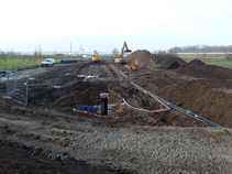 Baustelle Trinkwasserleitung