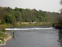 Saalestaustufe bei Bad Dürrenberg